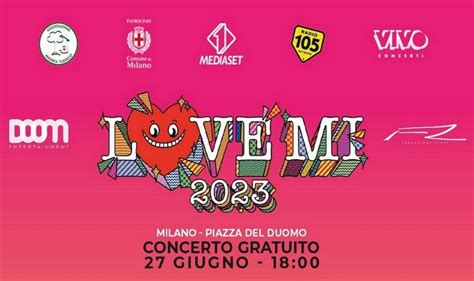 Love MI by Fedez in Milan, lineup and singers on stage